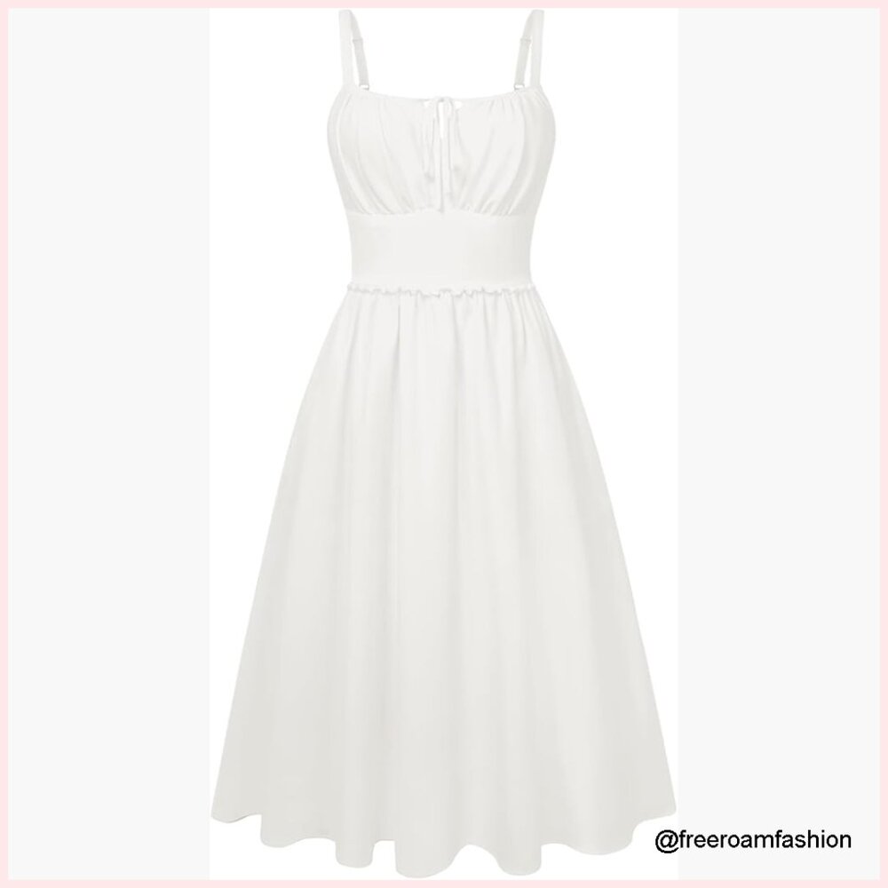 Sleeveless Spaghetti Strap A-Line Formal Dress With Pockets